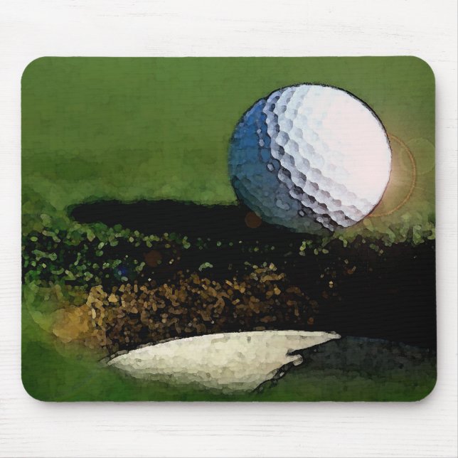 Golf Ball Mouse Mat (Front)