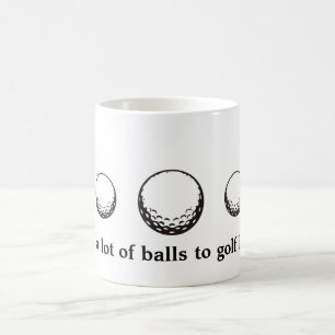 golf ball mug