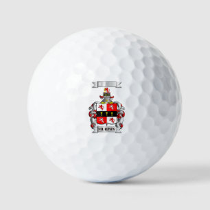 Golf Ball Murphy Family Surname And Shield