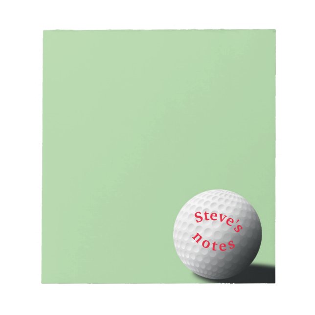 golf ball notepad (Front)