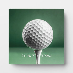 Golf Ball on Tee Award Plaque