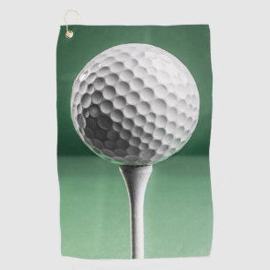 Golf Ball on Tee Golf Towel