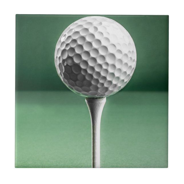 Golf Ball on Tee Tile (Front)