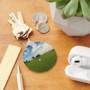 Golf Ball On The Green, Key Ring