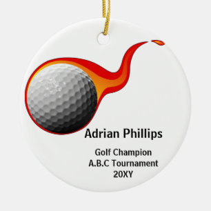 golf ball ornament