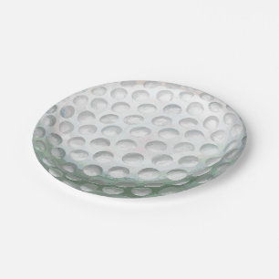 Golf Ball Paper Plate