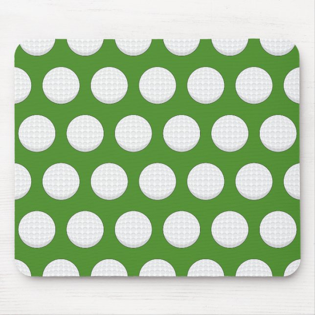 Golf Ball Pattern Mouse Mat (Front)