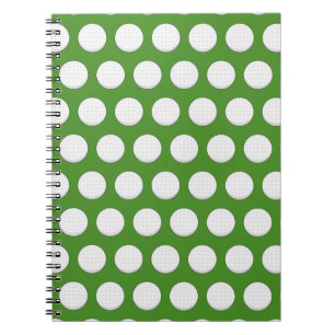 Golf Ball Pattern Notebook