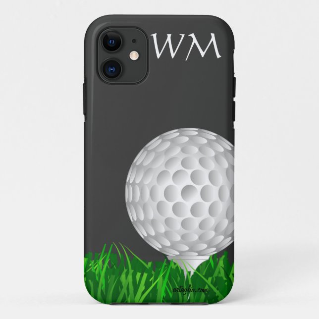 Golf ball,personalised, golf Case-Mate iPhone case (Back)