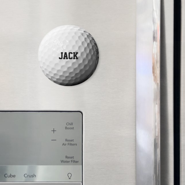 Golf Ball Personalised Magnet (In Situ (Fridge))