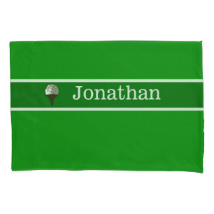 Golf ball  Personalised with name Pillowcase
