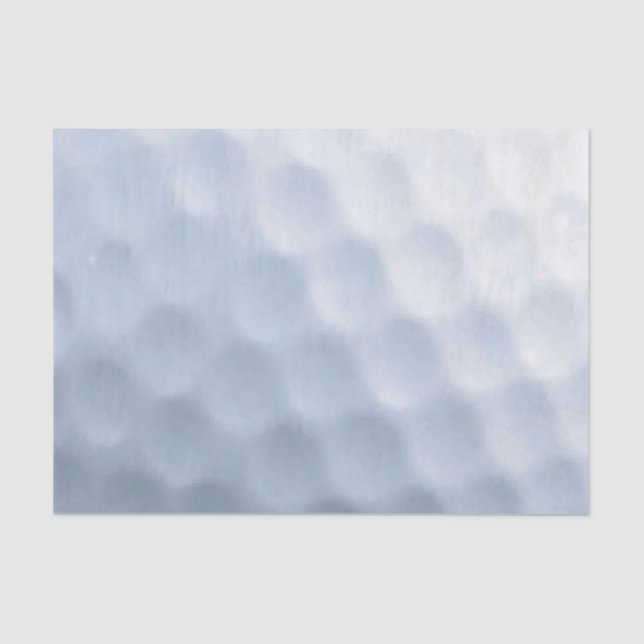 Golf Ball Print Pattern Background Tissue Paper (Front)