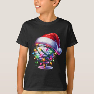 Golf Ball Santa Hat Men Womens Christmas Golfing X T-Shirt