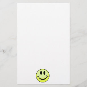 golf ball smile face stationery