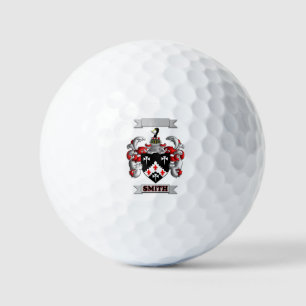 Golf Ball Smith UK Surname Shield