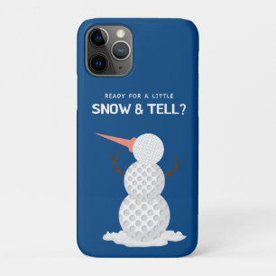 Golf ball Snowman iPhone 11 Pro Case