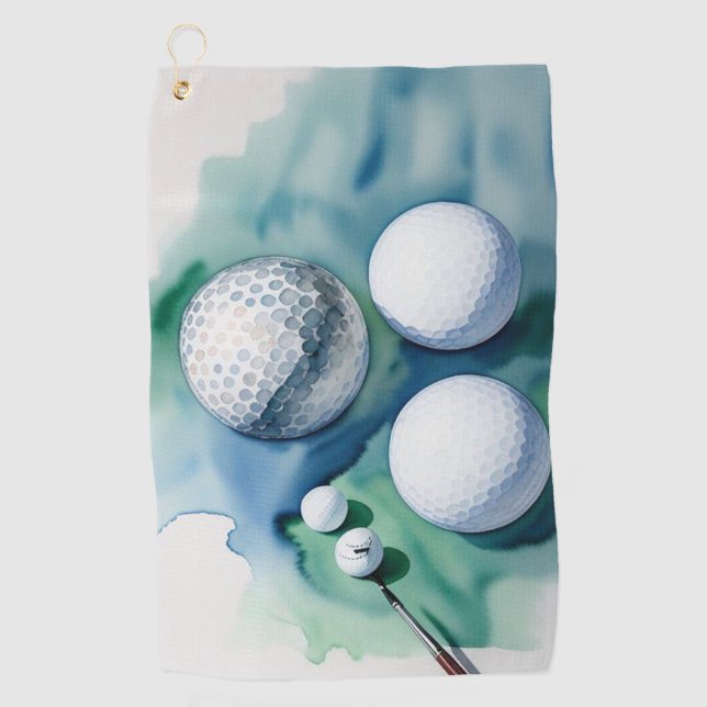 Golf Ball Splash  Towel (Front)