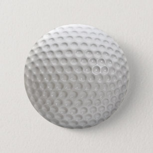 Golf Ball Sport 6 Cm Round Badge