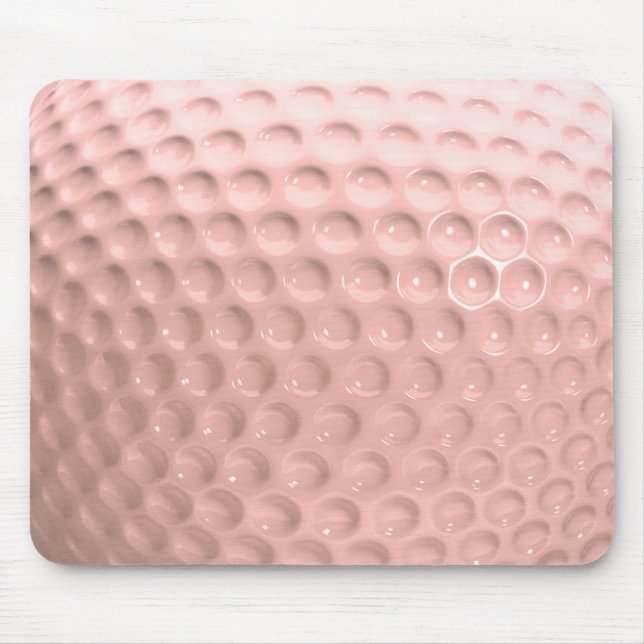 Golf Ball Sport Pink Mouse Mat (Front)