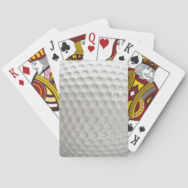 Golf Ball Sport Playing Cards (Back)