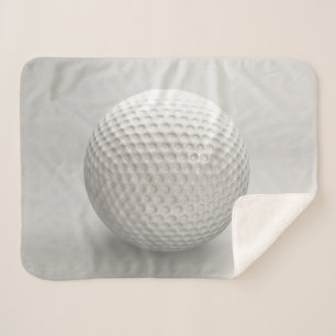 Golf Ball Sport Sherpa Blanket