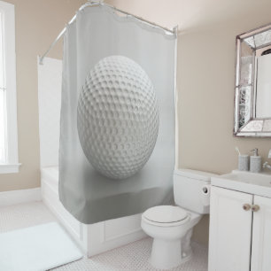 Golf Ball Sport Shower Curtain