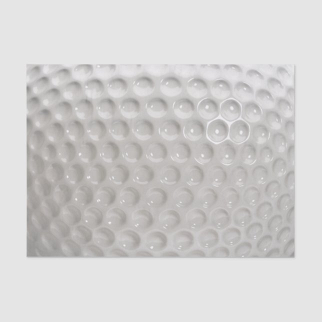 Golf Ball Sport Tissue Paper (Front)