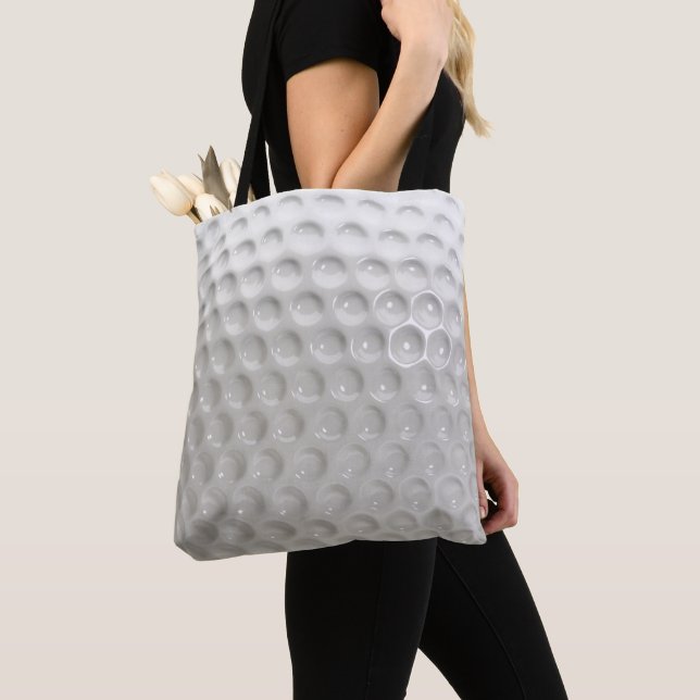 Golf Ball Sport Tote Bag (Close Up)