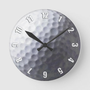 Golf Ball Sports Clock Design