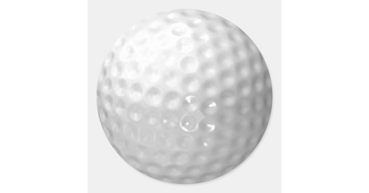 golf ball stickers Zazzle