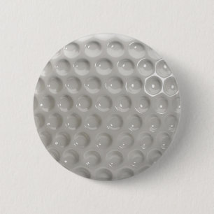 Golf Ball Surface Close Up 6 Cm Round Badge
