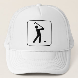 Golf Ball Symbol Hat