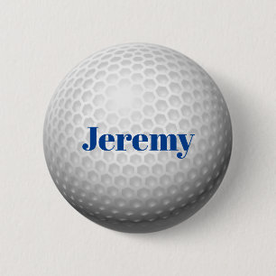 Golf Ball Template, customisable, Button