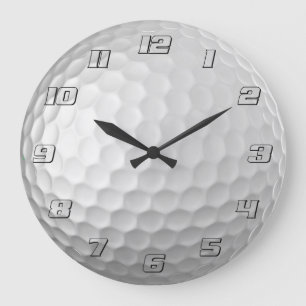 Golf Ball Texture Large Clock