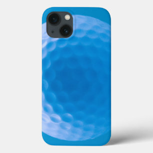 Golf Ball Texture Look Dimples Arctic Blue iPhone 13 Case