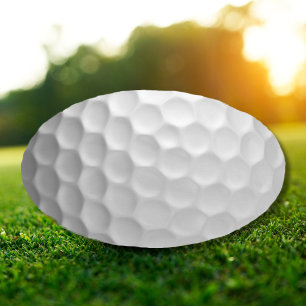 Golf Ball Texture Oval Sticker