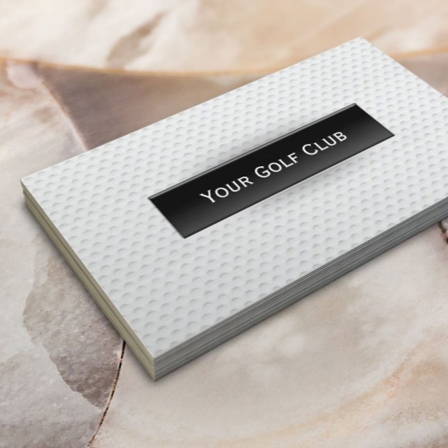 Golf Ball Texture Professional Golf Business Card (Creator Uploaded)