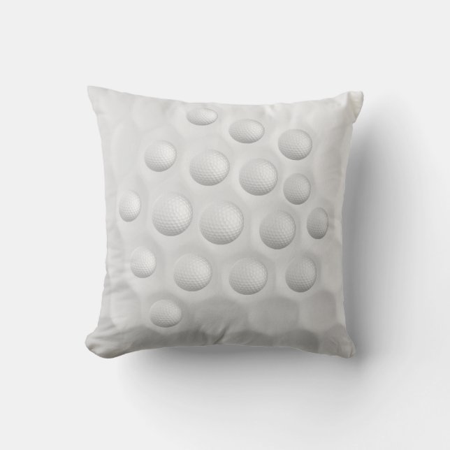 Golf Ball Throw Pillow (Front)