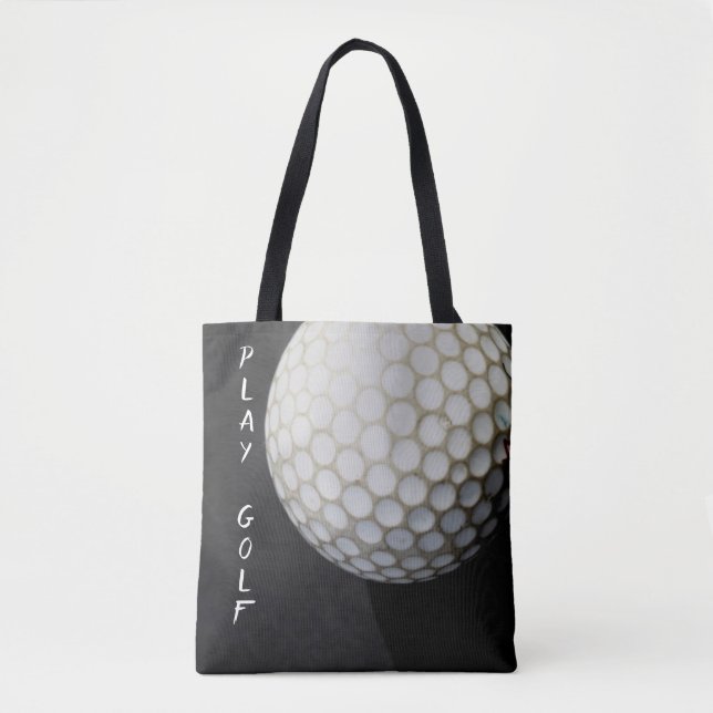 golf ball tote bag design for golfers (Front)