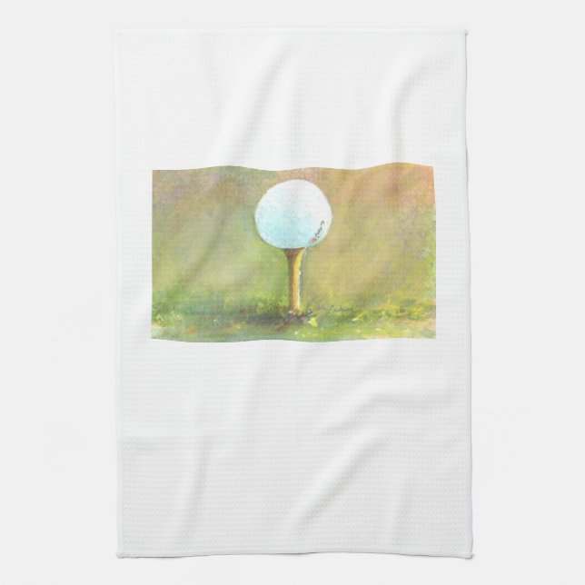 Golf Ball towel (Vertical)