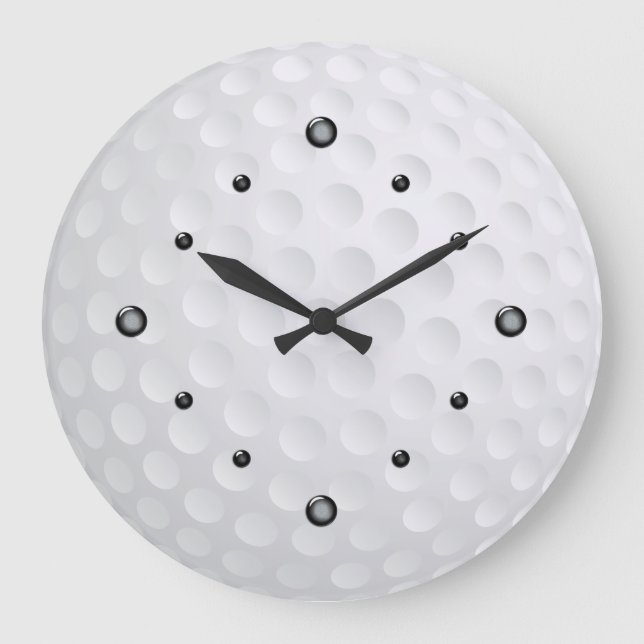 Golf Ball  Wall Clock (Front)