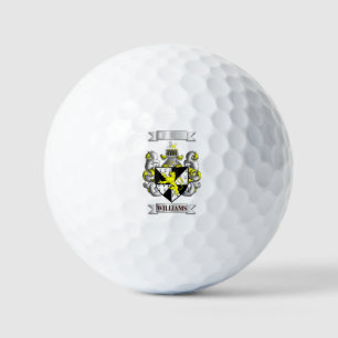 Golf Ball Williams UK Surname Shield