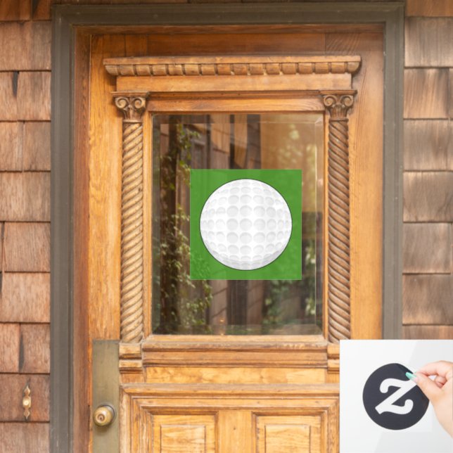 Golf Ball Window Cling (Home Door)