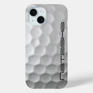 Golf Ball with Custom Text iPhone 15 Case