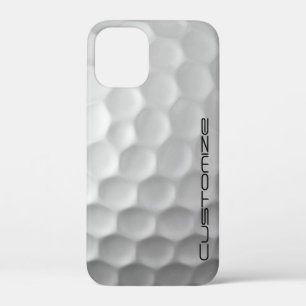 Golf Ball with Personalised Text iPhone 12 Mini Case