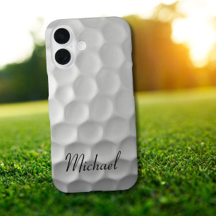 Golf Ball with Personalised Text iPhone 16 Case