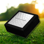 Golf Ball with Personalised Text Gift Box<br><div class="desc">Unique design for the casual golfer to the professional at Heart. Classy and unique,  this will surely impress your golfing buddies at the next tournament or gathering. Customise this Golf Ball with Text of your choosing.</div>