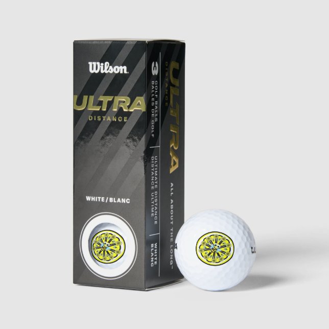 Golf Ball Yellow Bumblebee Lemons (Packaging)