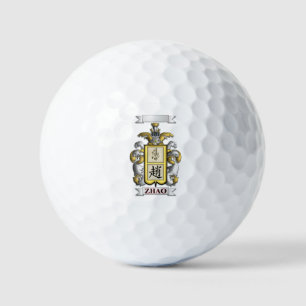 Golf Ball Zhao Surname And Shield