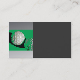 golf balls business card template